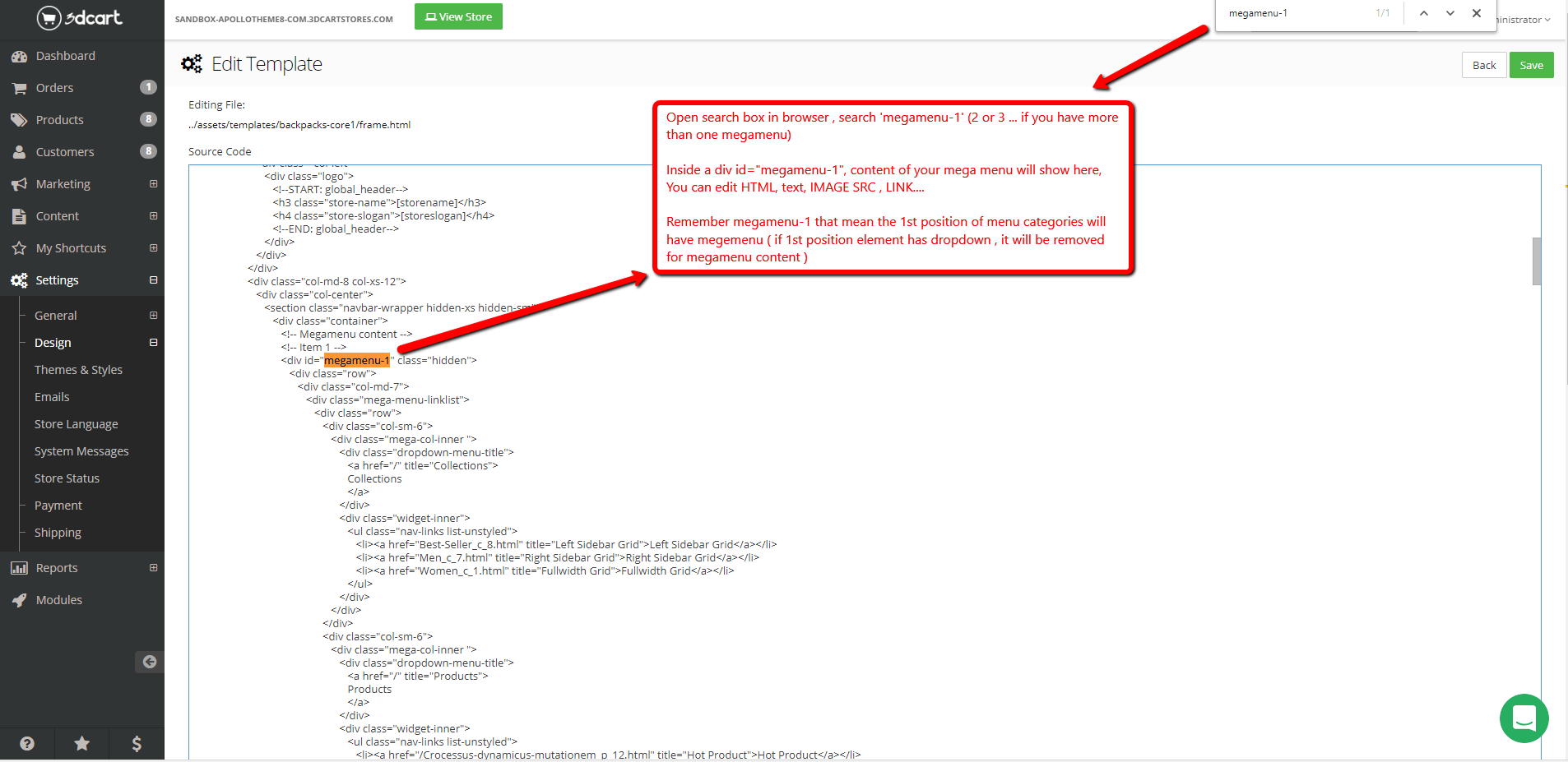 Upload theme