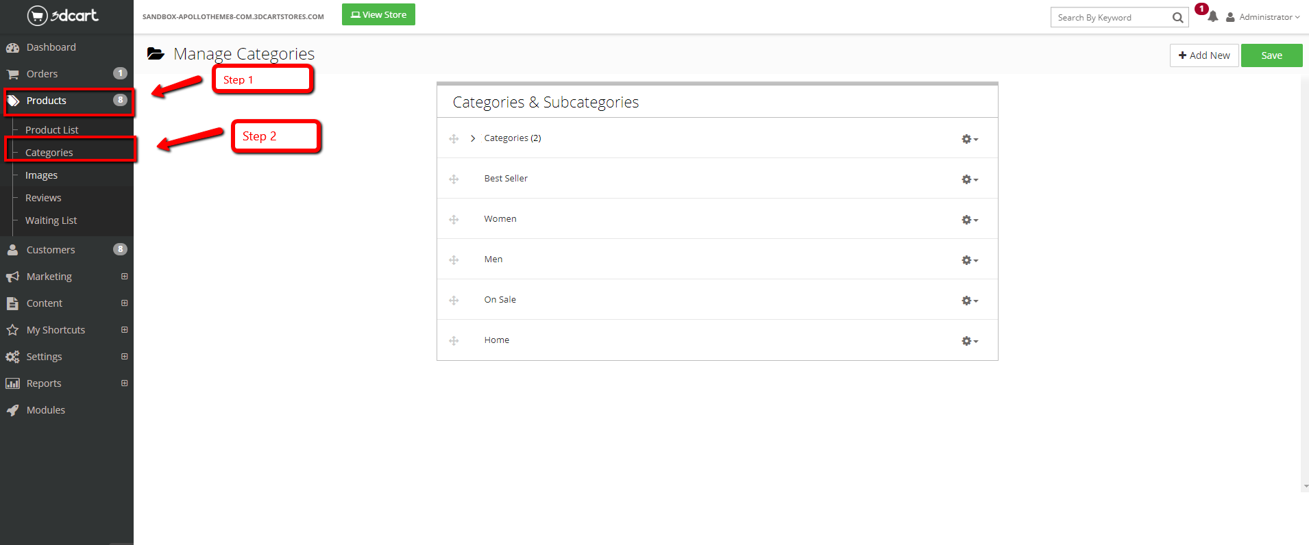 Upload theme