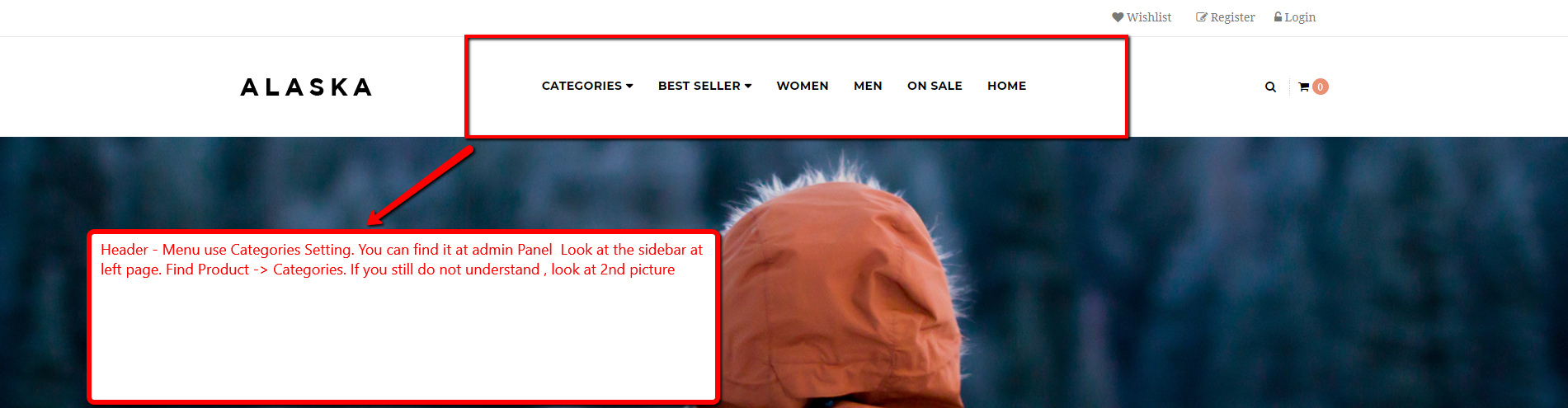 Upload theme