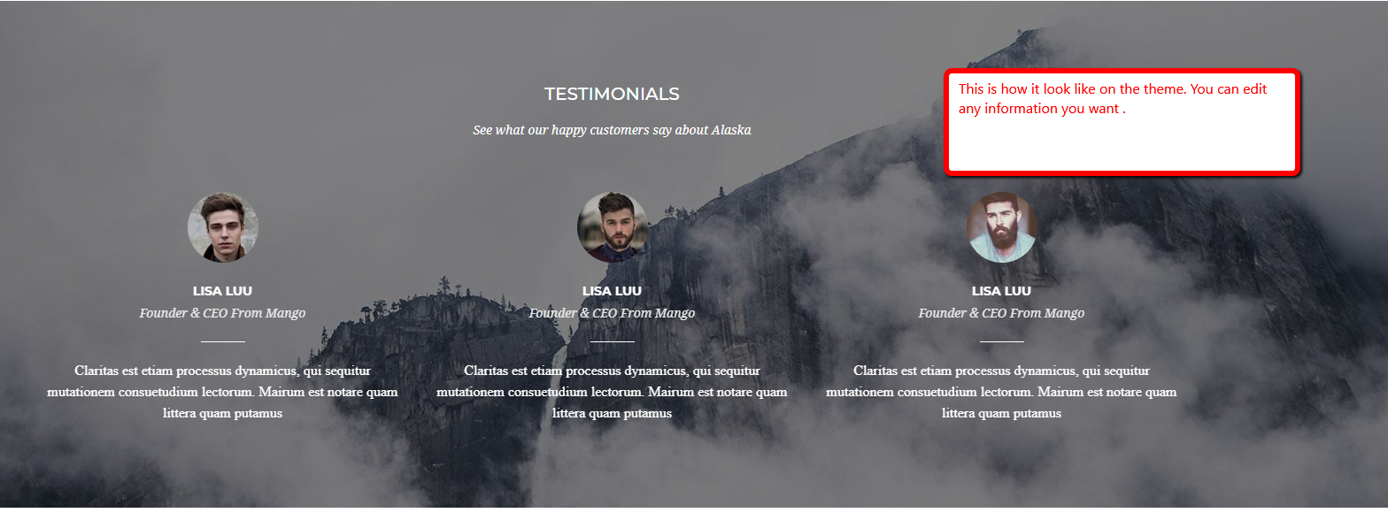 Upload theme