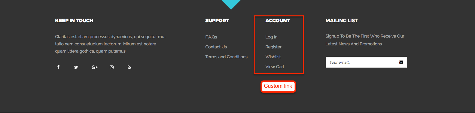 Upload theme