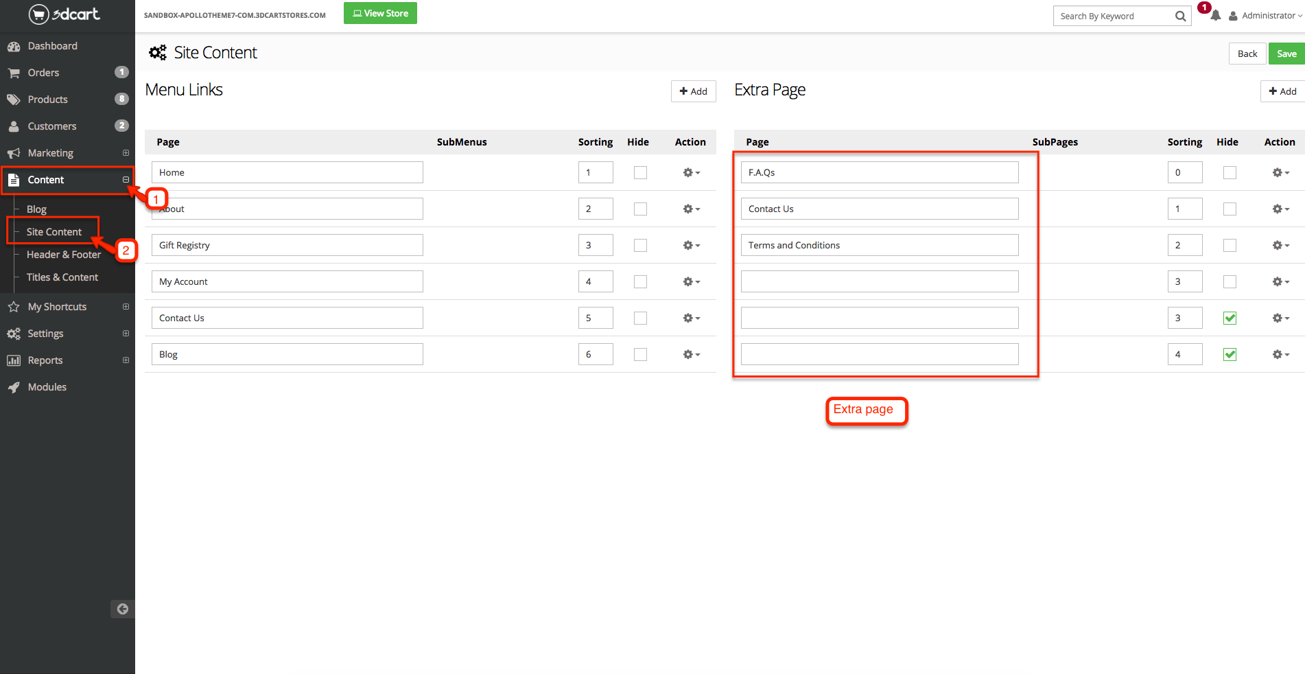 Upload theme