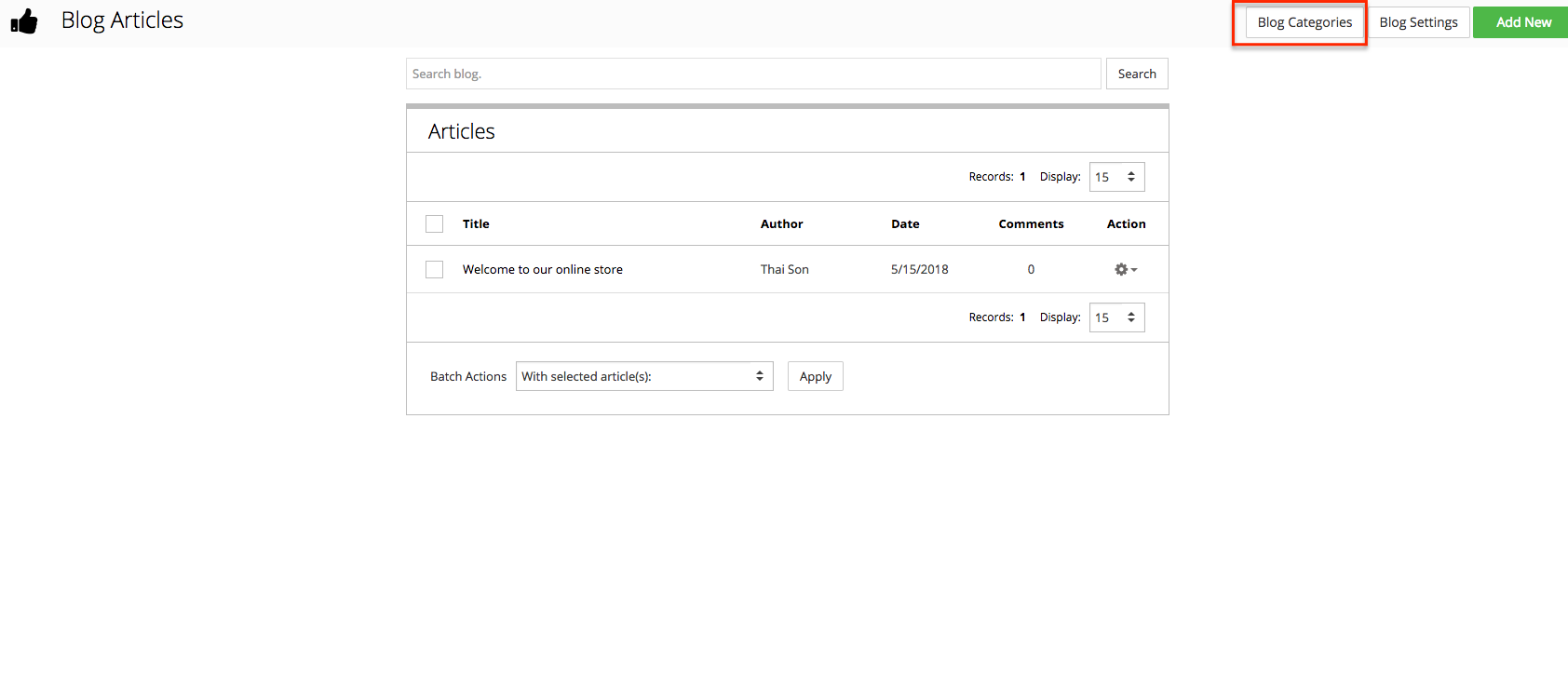 Upload theme
