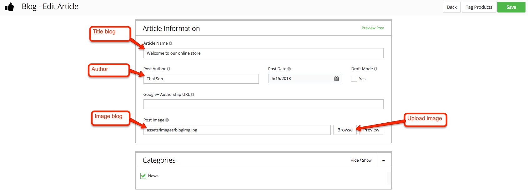 Upload theme