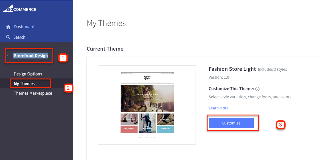 Upload theme