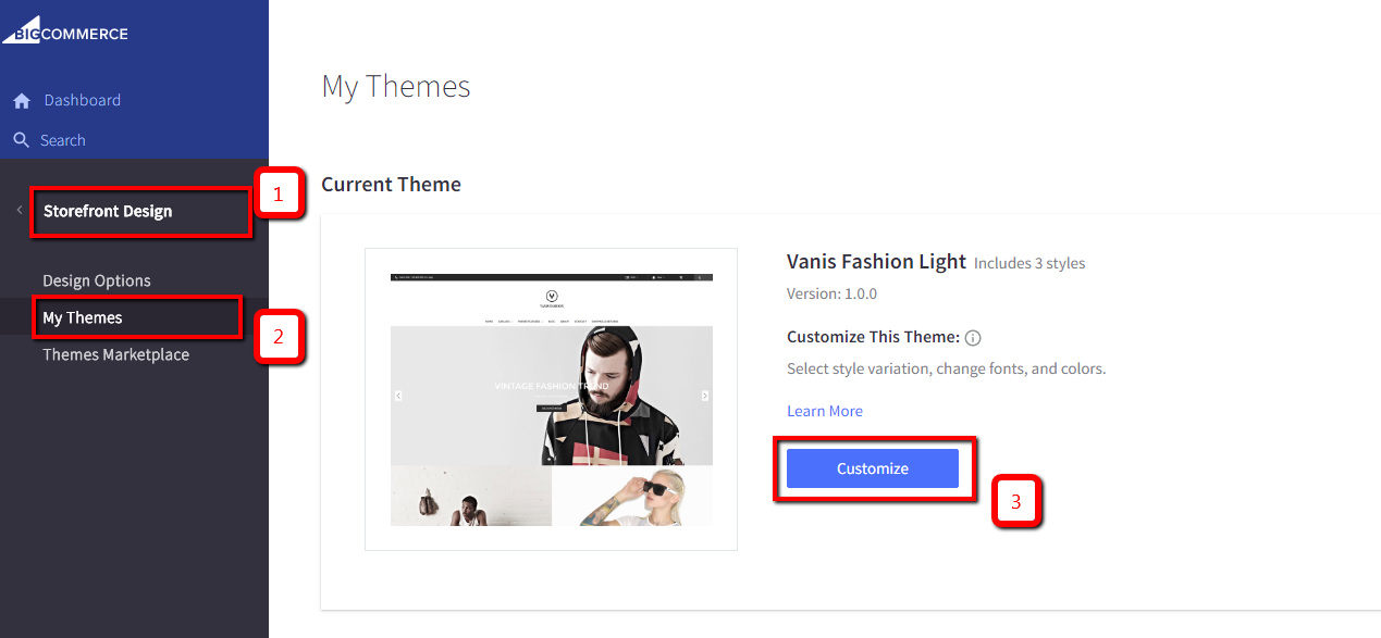 Upload theme